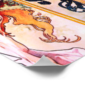 Alphonse Mucha - Vier seizoenen Poster (Hoek)