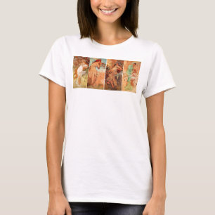 Alphonse Mucha, Vier seizoenen T-shirt
