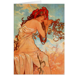 Alphonse Mucha, Vier seizoenen, zomer