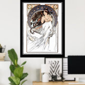 Alphonse Mucha Vintage poster frank (Thuiskantoor)