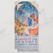 Alphonse Mucha voor Sokol Festival (1926) Menu (Voorkant / Achterkant)