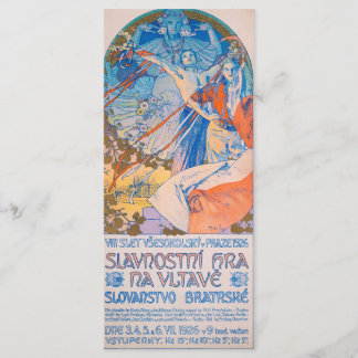 Alphonse Mucha voor Sokol Festival (1926) Menu