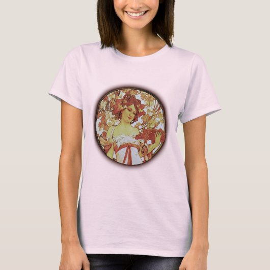 Alphonse Mucha - White Star T-shirt (Voorkant)