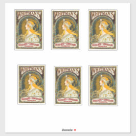 Alphonse Mucha  Whitman's Ad Sticker