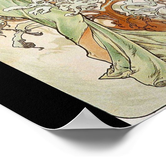 Alphonse Mucha - Winter Print (Hoek)