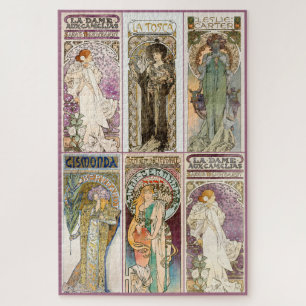 Alphonse Mucha Women Legpuzzel