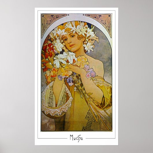 Alphonse Mucha Zedign Art Poster #142 (Voorkant)