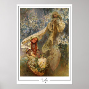 Alphonse Mucha Zedign Art Poster #165