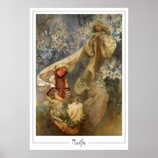 Alphonse Mucha Zedign Art Poster #165 (Voorkant)