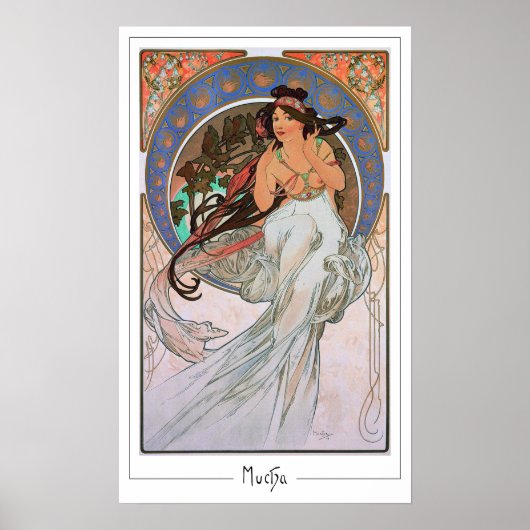 Alphonse Mucha Zedign Art Poster #189 (Voorkant)