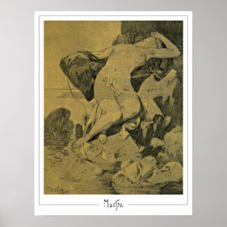 Alphonse Mucha Zedign Art Poster #242