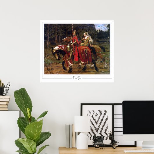 Alphonse Mucha Zedign Art Poster #397 (Thuiskantoor)