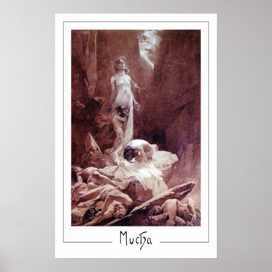 Alphonse Mucha Zedign Art Poster #77 (Voorkant)