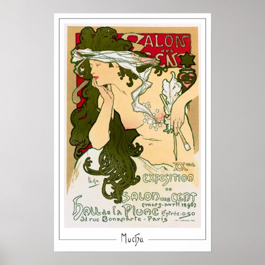 Alphonse Mucha Zedign Kunst Poster #115 (Voorkant)
