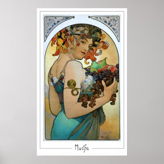 Alphonse Mucha Zedign Kunst Poster #220 (Voorkant)