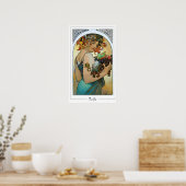 Alphonse Mucha Zedign Kunst Poster #220 (Keuken)