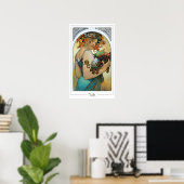 Alphonse Mucha Zedign Kunst Poster #220 (Thuiskantoor)