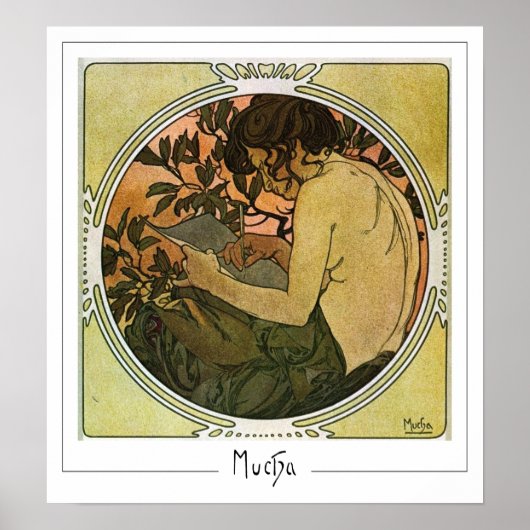 Alphonse Mucha Zedign Kunst Poster #41 (Voorkant)