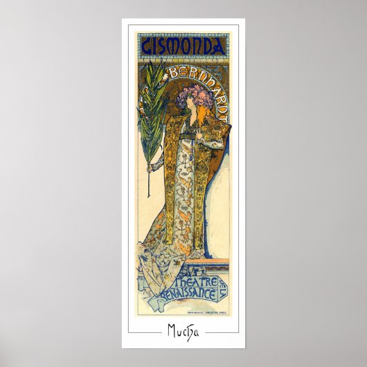 Alphonse Mucha Zedign Kunstposter #198 Poster (Voorkant)