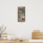 Alphonse Mucha Zedign Kunstposter #299 Poster (Keuken)