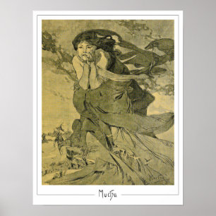 Alphonse Mucha Zedign Kunstposter #412 Poster