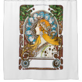 Alphonse Mucha - Zodiac Douchegordijn (Voorkant)