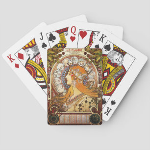 Alphonse Mucha Zodiac Pokerkaarten