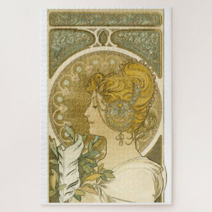 Alphonse Mucha's La Plume Legpuzzel