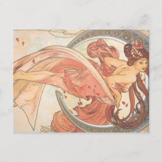 Alphonse van Mucha Briefkaart (Voorkant)