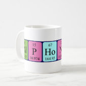 Alphonso périodique nom de table mug (Devant gauche)