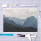 Alpiene bergen Land Natuur Foto Tissuepapier (Craft)