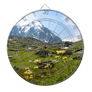 Alpiene bloemen - Mooi! Dartbord