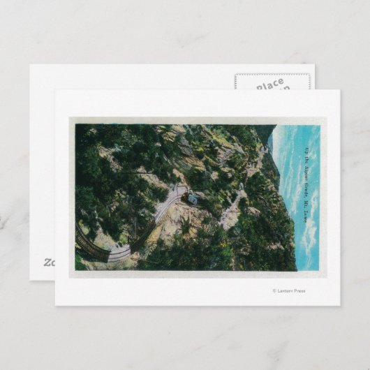 Alpiene graad, Mt. LoweMt. Lowe, CA Briefkaart (Voorkant / Achterkant)