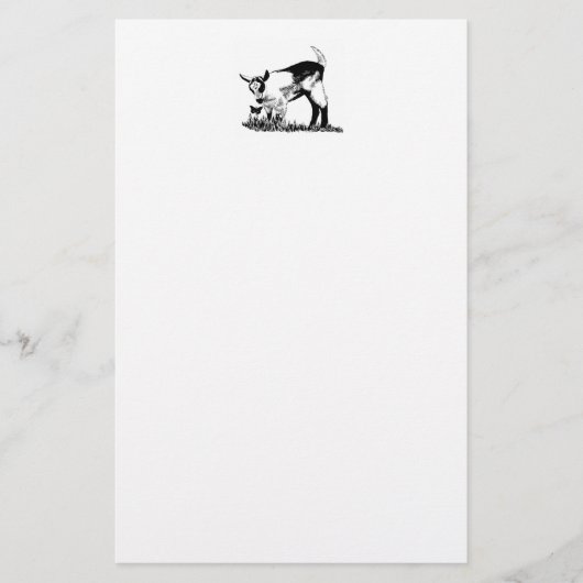 Alpiene kind briefpapier (Voorkant)