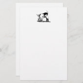 Alpiene kind briefpapier (Voorkant / Achterkant)