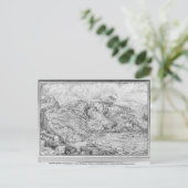 Alpiene landschap, 1553 briefkaart (Staand voorkant)