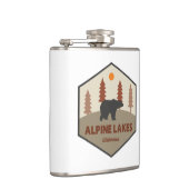 Alpiene meren Wilderness Washington Beer Heupfles (Rechts)