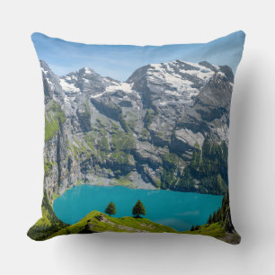 Alpiene Oeschinensee in Zwitserland Kussen