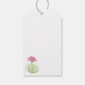 Alpiene primrose waterverf labels van fijne kunst cadeaulabel (Achterkant)