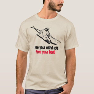 Alpiene skiën T-shirt