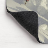 Alpiene Skier in dikke sneeuwspoken bij Big Muismat (Hoek)