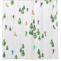Alpiene skiers Skiing Ski Winter Trees