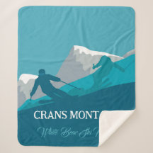 Alpiene Skiing Montana gepersonaliseerd