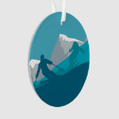 Alpiene Skiing Ornament (voorkant)