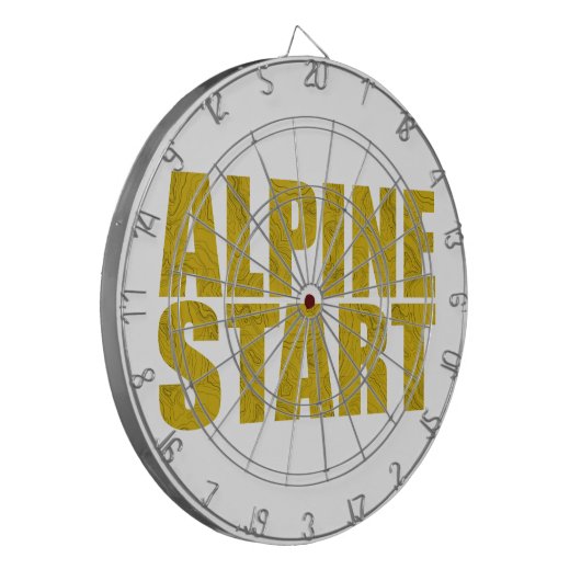 Alpiene start (Topo) Dartbord (Voorkant Links)
