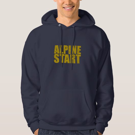 Alpiene start (Topo) Hoodie (Voorkant)