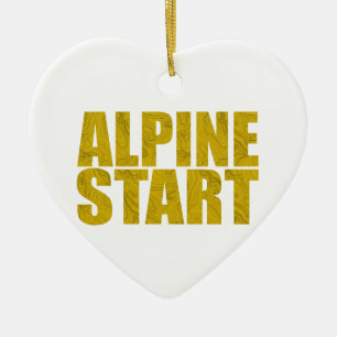 Alpiene start (Topo) Keramisch Ornament
