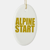 Alpiene start (Topo) Keramisch Ornament (Rechts)