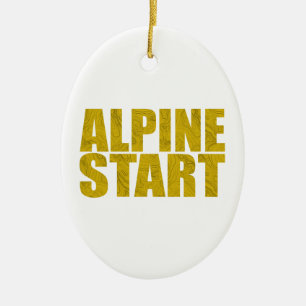 Alpiene start (Topo) Keramisch Ornament
