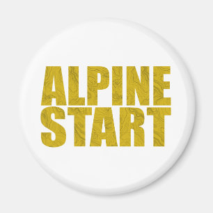 Alpiene start (Topo) Magneet